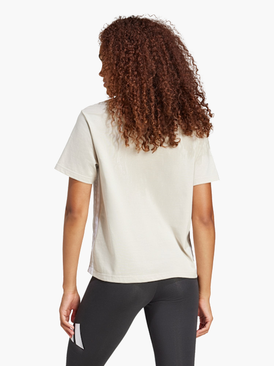 adidas Essentials 3-Streifen Cotton T-Shirt Beige 142763 3