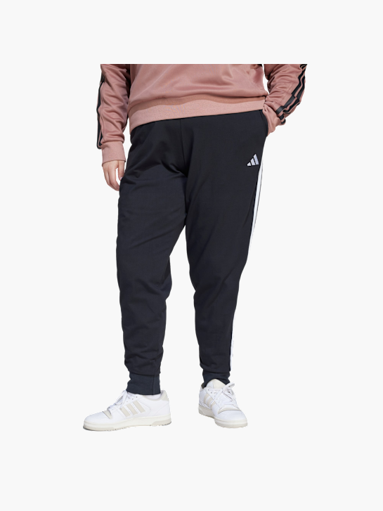 adidas ESSENTIALS 3-Streifen JOGGER-HOSE (Große Größen) Schwarz 156474 2