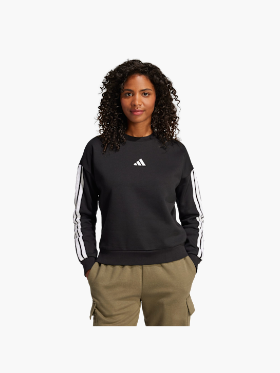 adidas Essentials 3-Streifen Sweatshirt Schwarz 156483 2
