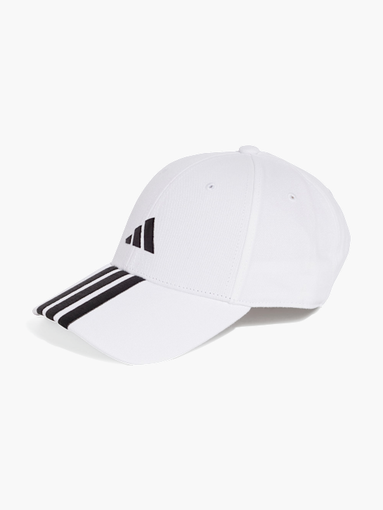adidas 3-Streifen New Logo Baseball Kappe Weiß 142667 1