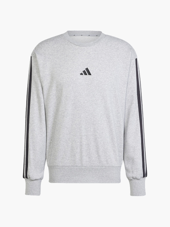 adidas Essentials 3-Streifen French Terry Sweatshirt Grau 142643 1