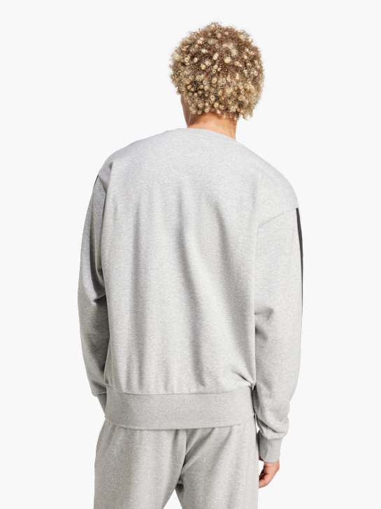 adidas Essentials 3-Streifen French Terry Sweatshirt Grau 142643 3