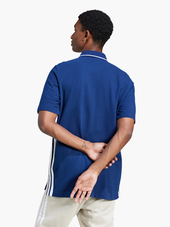 adidas Essentials 3-Streifen Piqué Poloshirt Blau 142645 3