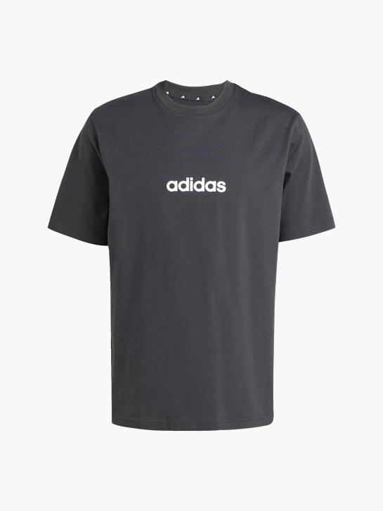 adidas Essentials Linear Single Jersey T-Shirt Schwarz 142480 1