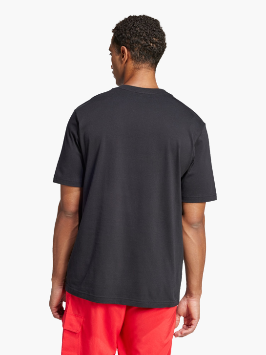 adidas Essentials Linear Single Jersey T-Shirt Schwarz 142480 3