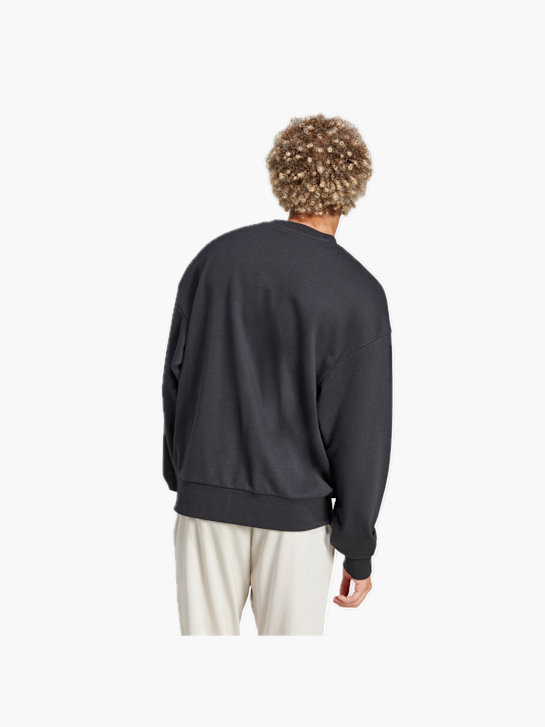 adidas Essentials Loose Fit 3 Bar Logo Sweatshirt Schwarz 132294 3