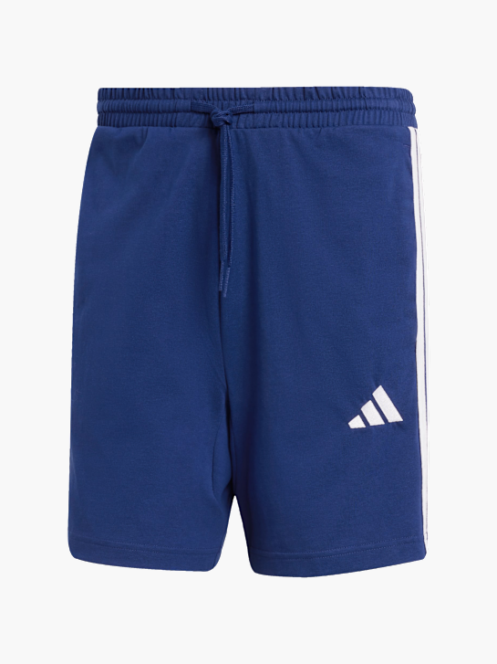 adidas Essentials 3-Streifen Single Jersey 7-Inch Shorts Blau 142648 1
