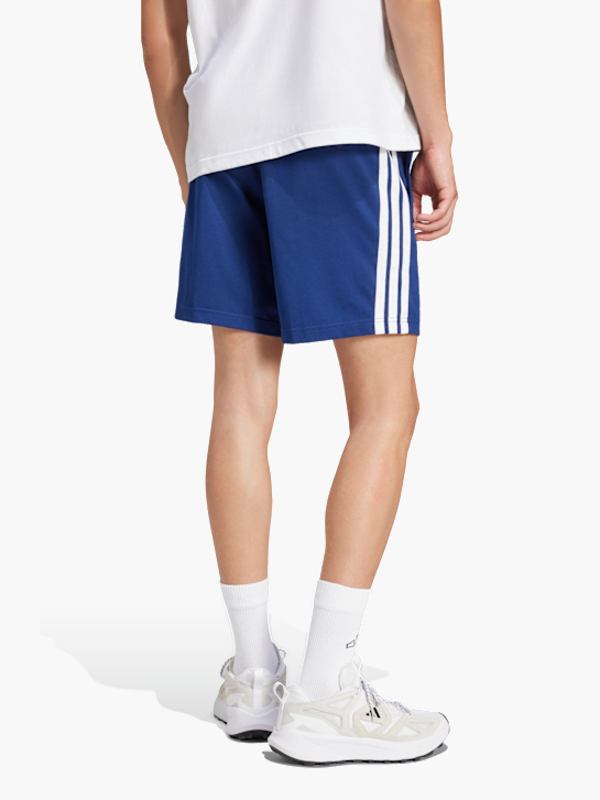 adidas Essentials 3-Streifen Single Jersey 7-Inch Shorts Blau 142648 3