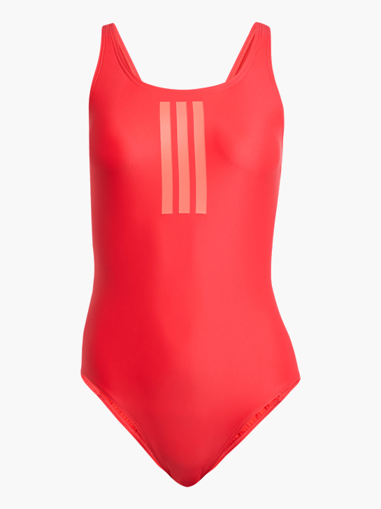 adidas 3-Streifen V-Back Badeanzug Rot 142700 1