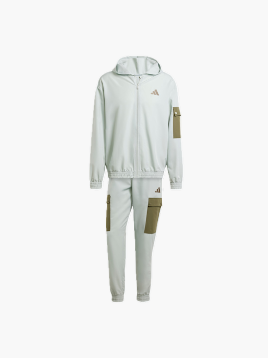 adidas Sportswear Woven Cargo Trainingsanzug Grau 132415 1
