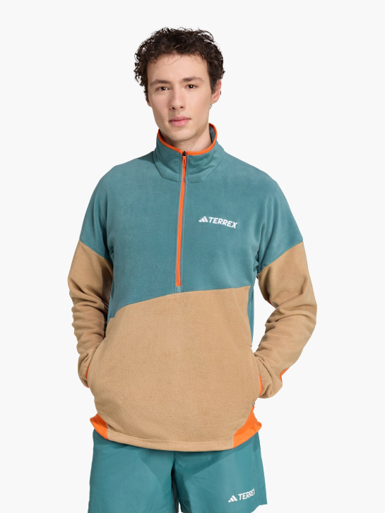adidas TERREX Multi Climawarm Fleece Oberteil Grün 142654 2