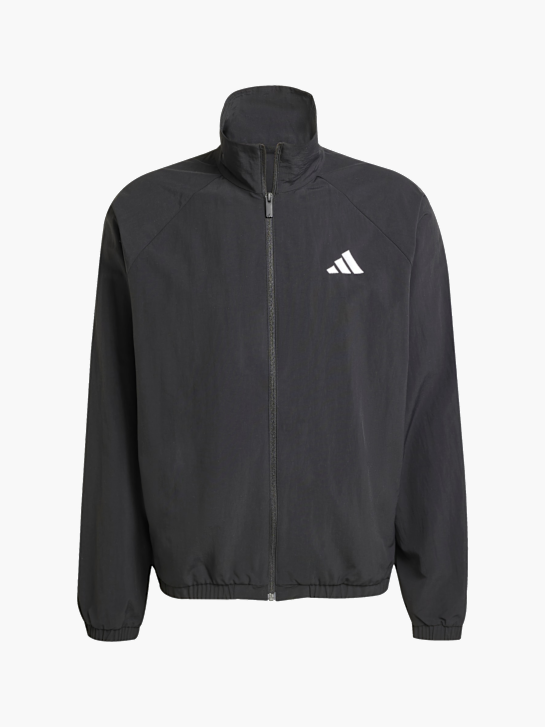 adidas Essential Windbreaker mit kleinem Logo Schwarz 141471 1