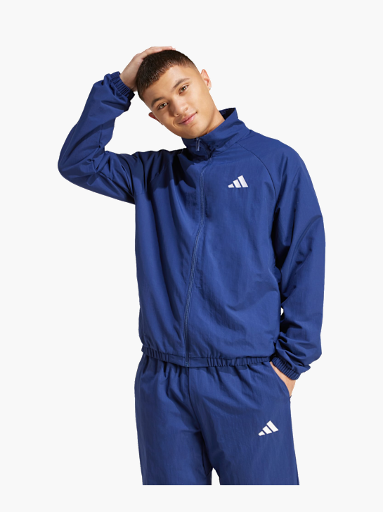 adidas Essential Windbreaker mit kleinem Logo Blau 141472 2