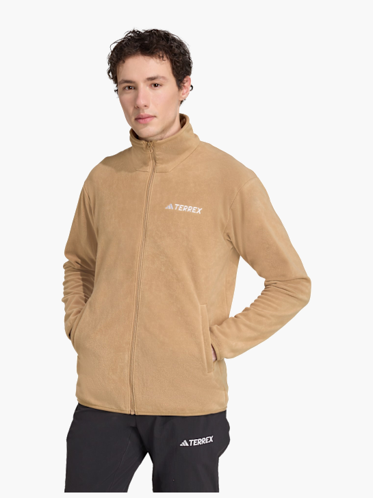 adidas Multi Essentials Fleecejacke Braun 142560 2