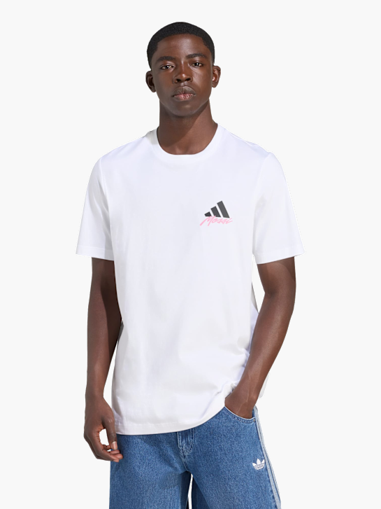 adidas Messi Icon Graphic T-Shirt Weiß 141531 2