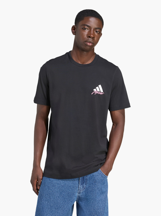 adidas Messi Icon Graphic T-Shirt Schwarz 141532 2