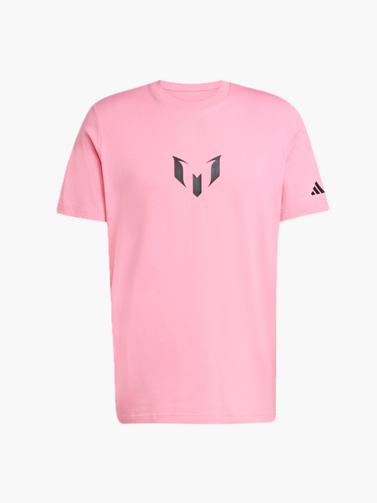 adidas Messi Graphic T-Shirt Pink 132045 1