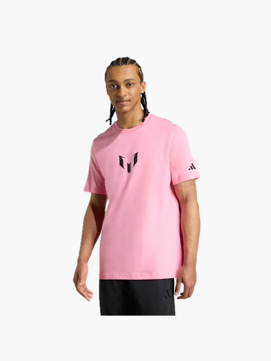 adidas Messi Graphic T-Shirt Pink 132045 2