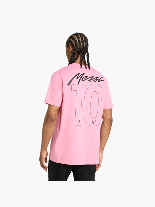 adidas Messi Graphic T-Shirt Pink 132045 3