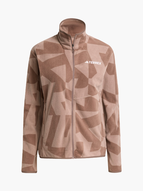 adidas Terrex Multi Printed Fleecejacke Braun 141359 1