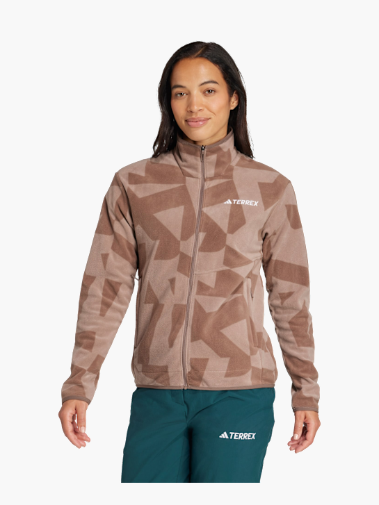 adidas Terrex Multi Printed Fleecejacke Braun 141359 2