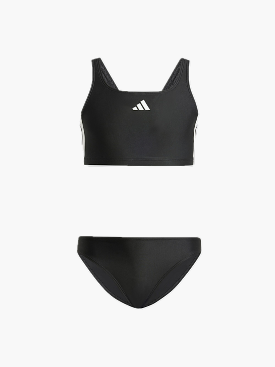adidas 3-Streifen V-Back Kids Bikini Schwarz 132269 1
