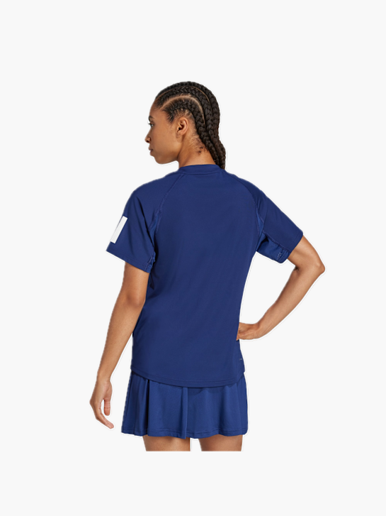 adidas Club 3-Streifen Tennis Climacool T-Shirt Blau 132435 4