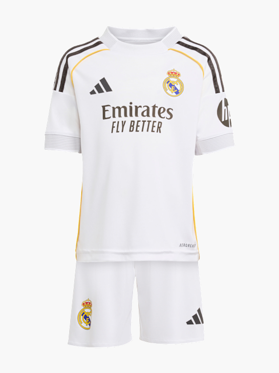 adidas Real Madrid 25/26 Heim Mini-Ausrüstung Kinder Weiß 142363 1