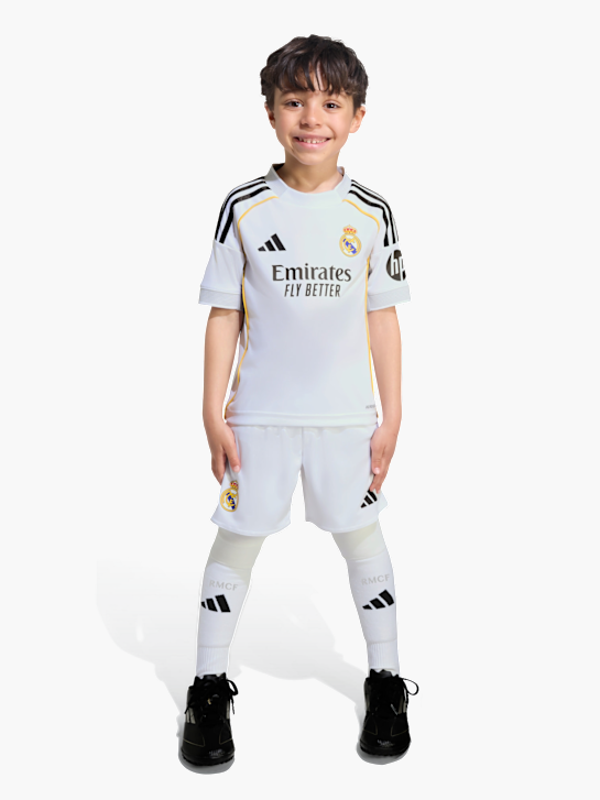 adidas Real Madrid 25/26 Heim Mini-Ausrüstung Kinder Weiß 142363 3