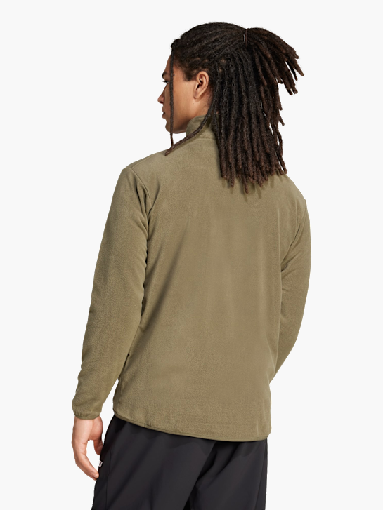 adidas Multi Essentials 1/2 Zip Fleeceoberteil Olive 142558 3