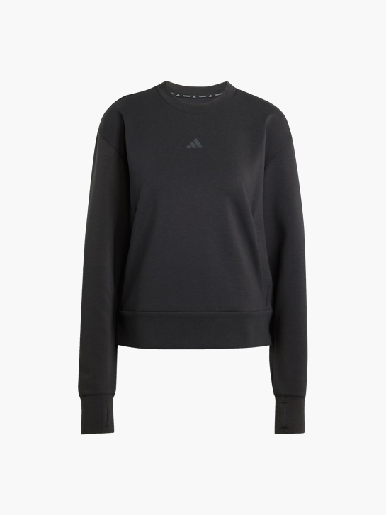 adidas Designed-for-Training entworfenes Warm-Up Sweatshirt mit Rundhalsausschnitt Schwarz 156385 1