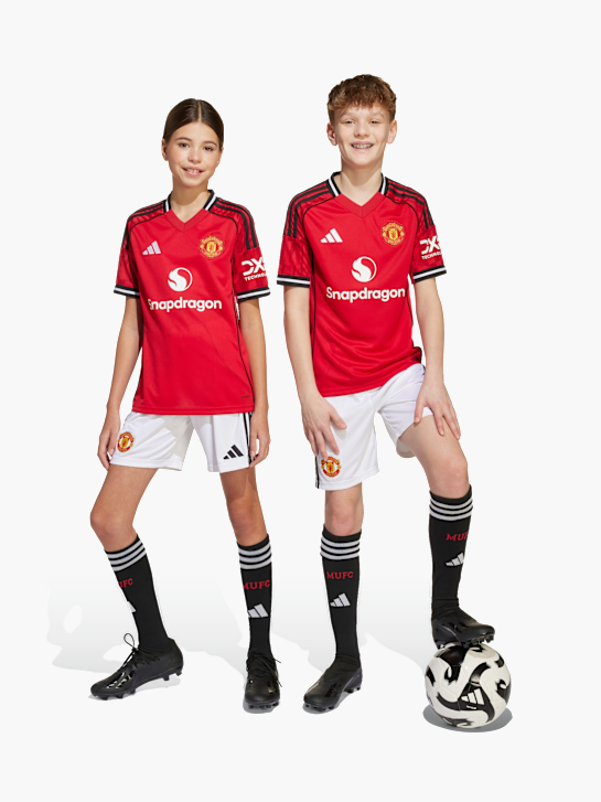 adidas Manchester United 25/26 Heimshorts Kinder Weiß 142458 2