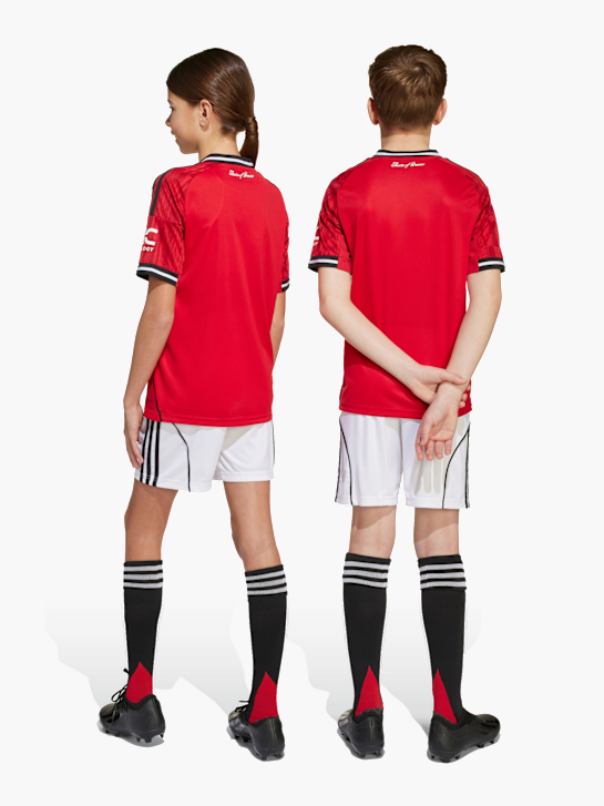 adidas Manchester United 25/26 Heimshorts Kinder Weiß 142458 3