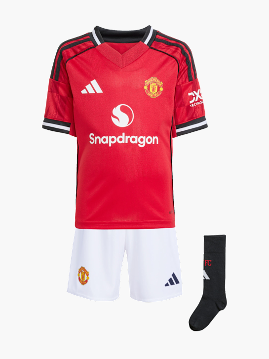 adidas Manchester United 25/26 Heimtrikot Mini-Ausrüstung Kinder Rot 142460 1