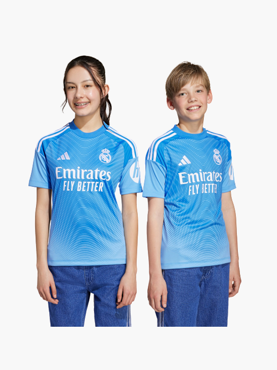 adidas Real Madrid 25/26 Kids Torwart-Heimtrikot Blau 141565 3