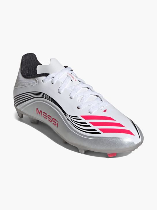 adidas F50 Messi League Kids FG/MG Fußballschuh Weiß 133770 4