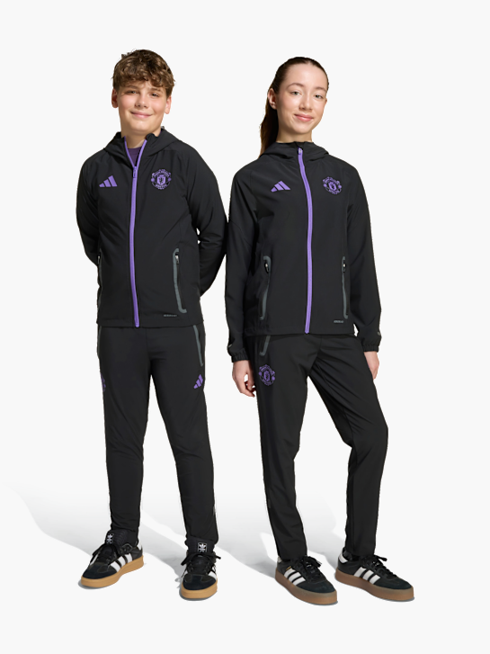 adidas Manchester United Tiro 25 Competition Vis Tech Kids Travel Hose Schwarz 141280 2