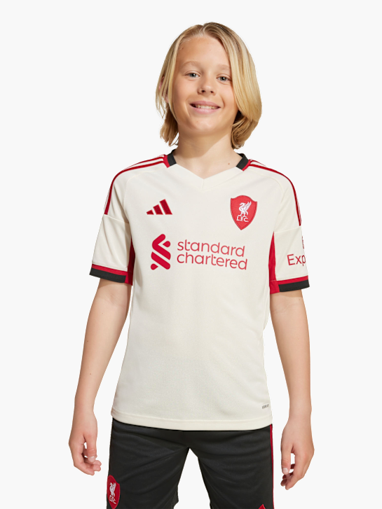 adidas Liverpool FC 25/26 Auswärtstrikot Kinder Weiß 141546 3