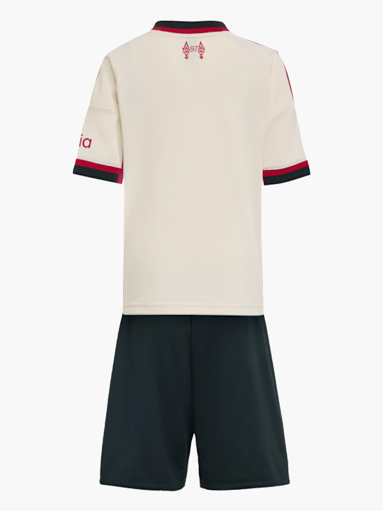 adidas Liverpool FC 25/26 Mini-Auswärtsausrüstung für Kinder Weiß 141548 2