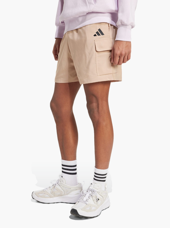 adidas Essentials Small Logo Cargo Chelsea Shorts Beige 142487 2