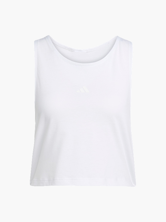adidas Yoga Essentials Tanktop, kürzer geschnitten Weiß 156246 1