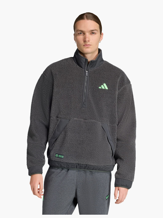 adidas Mercedes – AMG Petronas Formel 1 Team Premium Oberteil mit halbhohem Reißverschluss Grau 143360 2