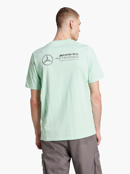 adidas Mercedes - AMG Petronas Formula One Team Premium Woven Graphic T-Shirt Grün 143322 3