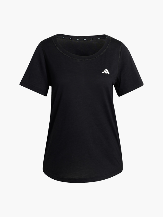 adidas Workout Essentials T-Shirt mit tiefem Ausschnitt Schwarz 156031 1