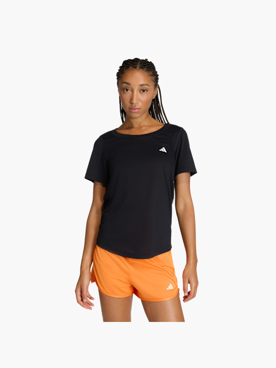 adidas Workout Essentials T-Shirt mit tiefem Ausschnitt Schwarz 156031 2