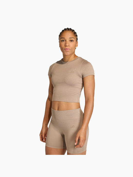 adidas Workout Essentials Knit Baby T-Shirt Braun 156777 2