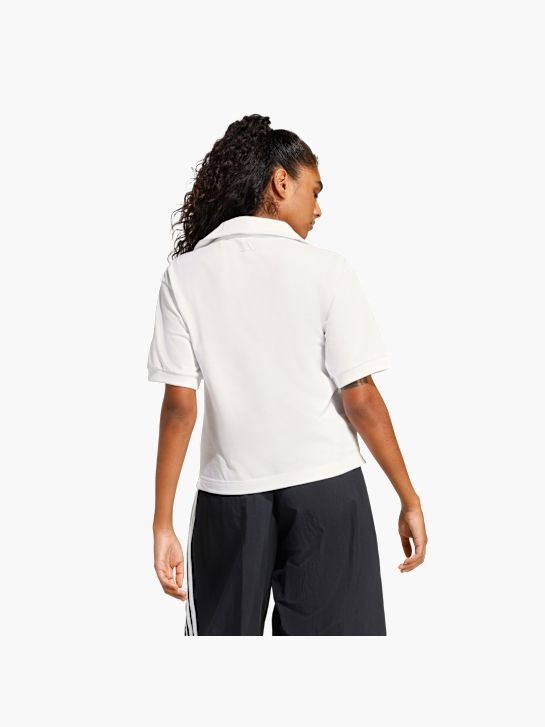 adidas Seasonal Essentials Colorpop Poloshirt mit aufgestickter Grafik Weiß 156726 3
