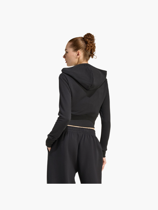 adidas Seasonal Essentials French Terry Track Top mit durchgehendem Reißverschluss Schwarz 156343 3