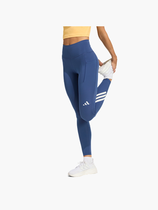adidas adi365 Climacool 3-Streifen Running Full Length Leggings Blau 156286 2