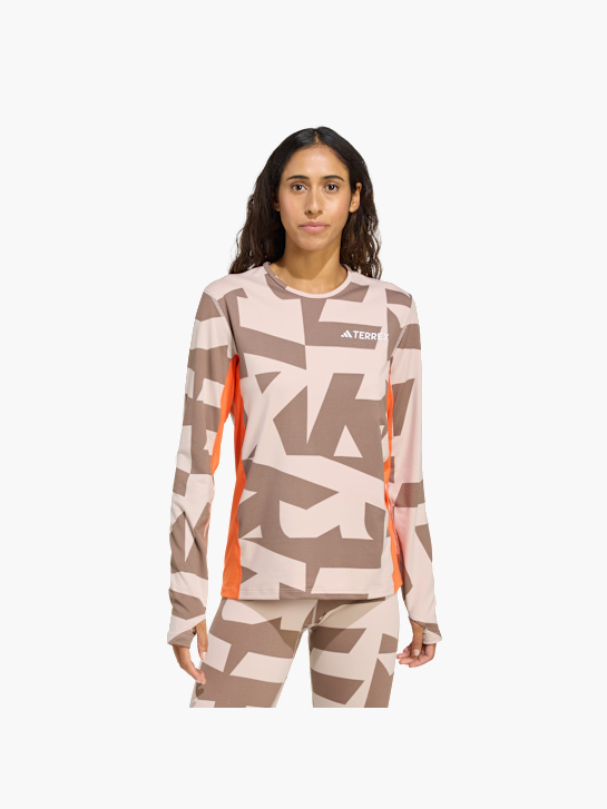 adidas Mehrschichtige synthetische Basisschicht mit langen Ärmeln Braun 156418 2